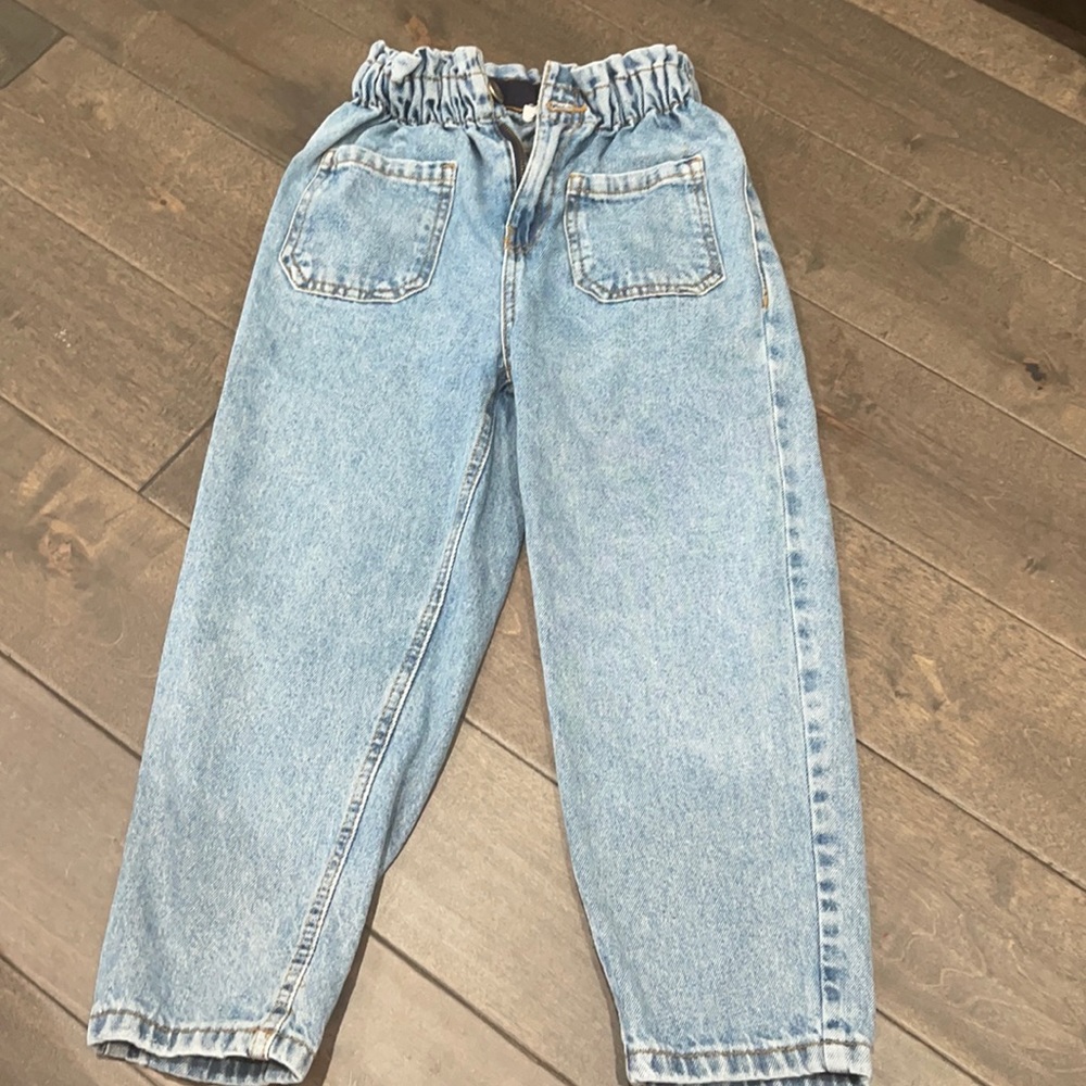 Girls Zara paper bag high waisted  gently used